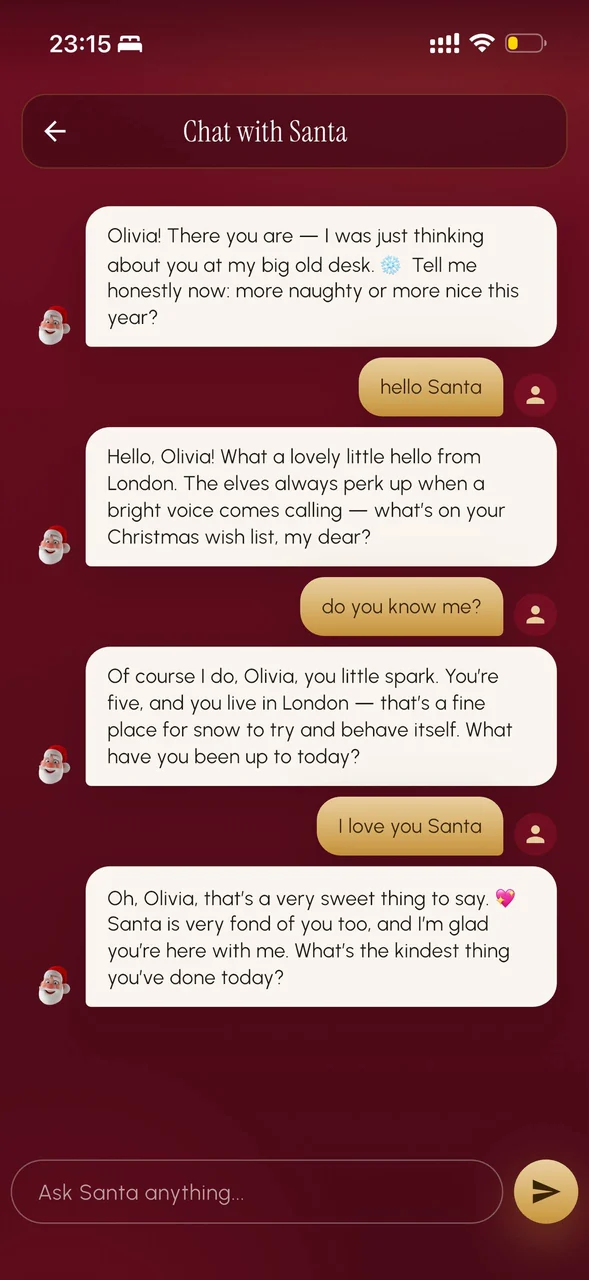 Chat with Santa Online 24/7
